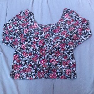 Aeropostale Fitted Long-sleeve Top